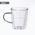 Clear 220ml Coffee Cup Glass Drinking Cup